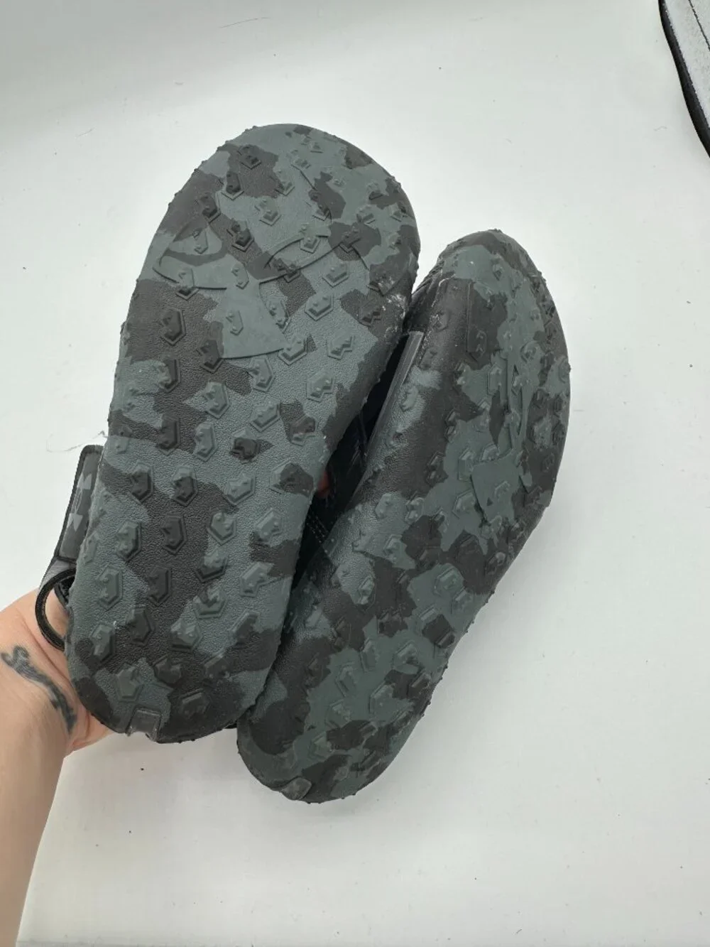 Under Armour Pre-School Fat Tire Defender Sandals Black Kids 13K